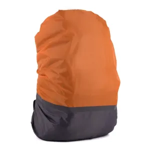 2 PCS Outdoor Mountaineering Color Matching Luminous Backpack Rain Cover, Size: L 45-55L(Gray   Orange)