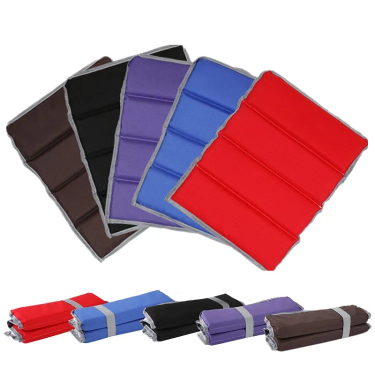 2 PCS Outdoor Waterproof and Moisture-proof Foldable Picnic Cushion(Purple)