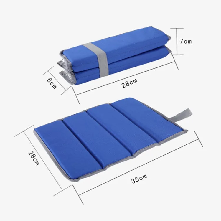 2 PCS Outdoor Waterproof and Moisture-proof Foldable Picnic Cushion(Purple)