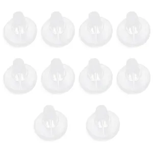 5 Pairs Silicone Thong Sandal Toe Protectors Sandal Toes Seam Guard Pad Flip-Flop Toe Cushion Clear Sandal Flip Flops Gel Toe Guards Cushions for Foot Protection