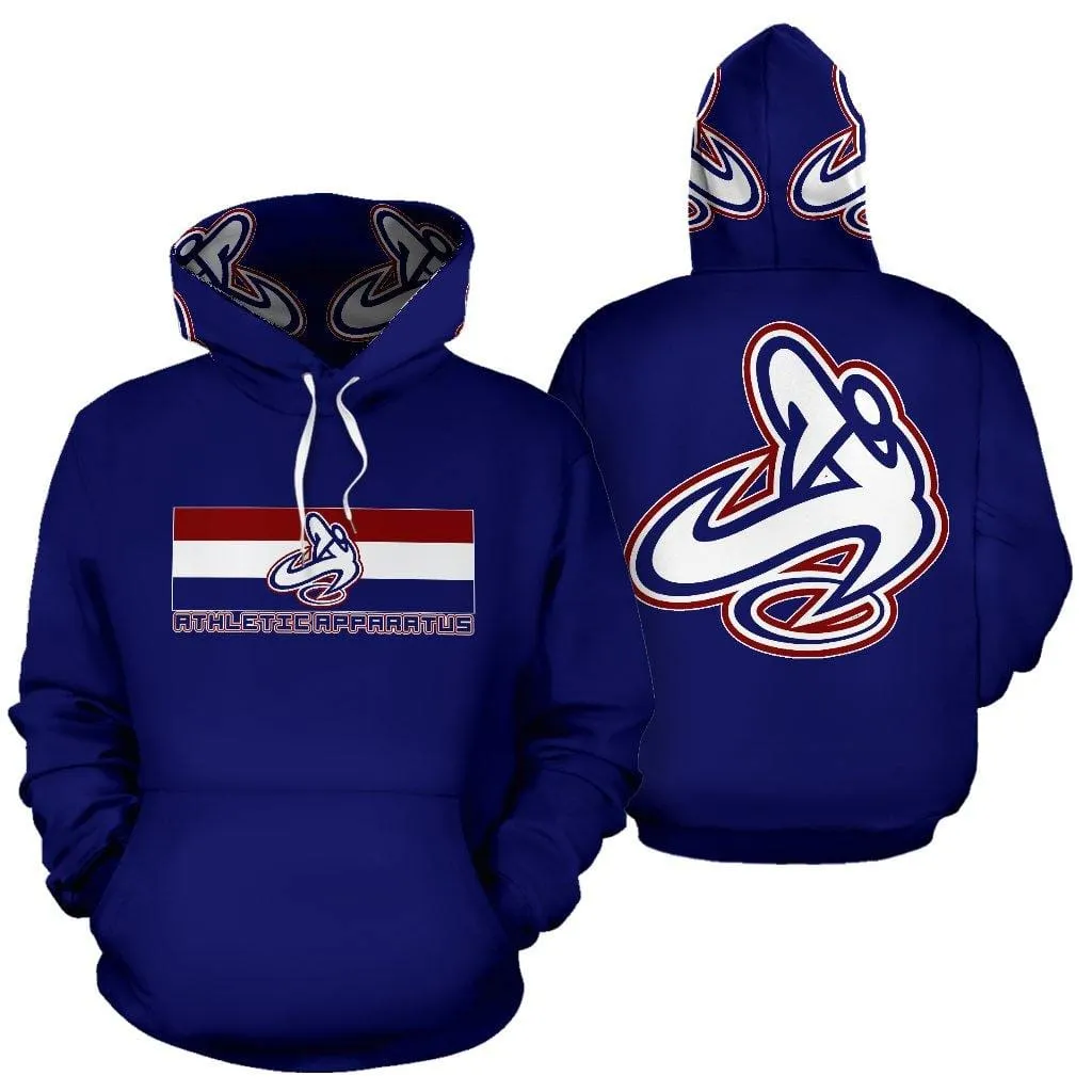 Athletic Apparatus Navy 1 Unisex pull over Hoodies