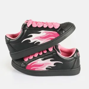 Buffalo Liberty Boots Sneaker 90er Flammen PINK