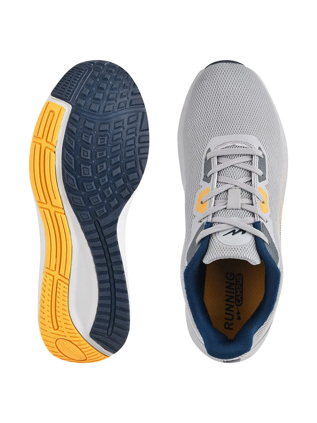 CAMP PISTON Grey Men's Running Shoes