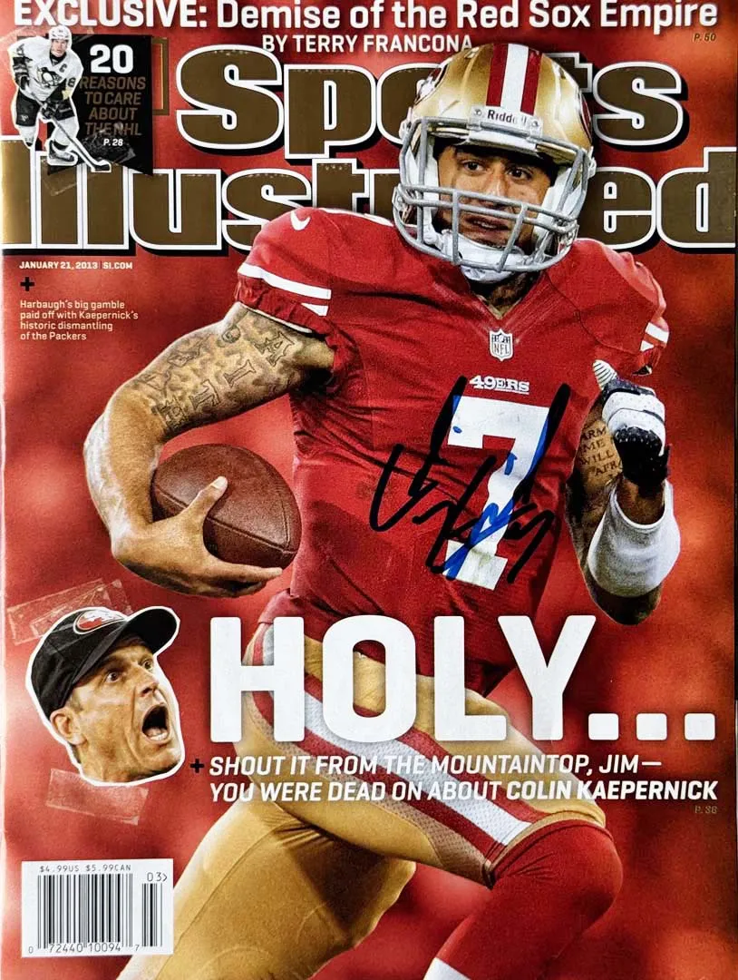 Colin Kaepernick Signed Sports Illustrated 1/21/2013 Issue (PSA)