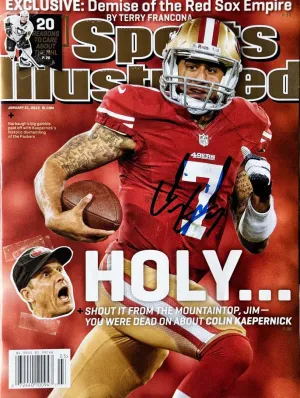Colin Kaepernick Signed Sports Illustrated 1/21/2013 Issue (PSA)