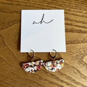 Crescent Popcorn Earrings | AH Designs