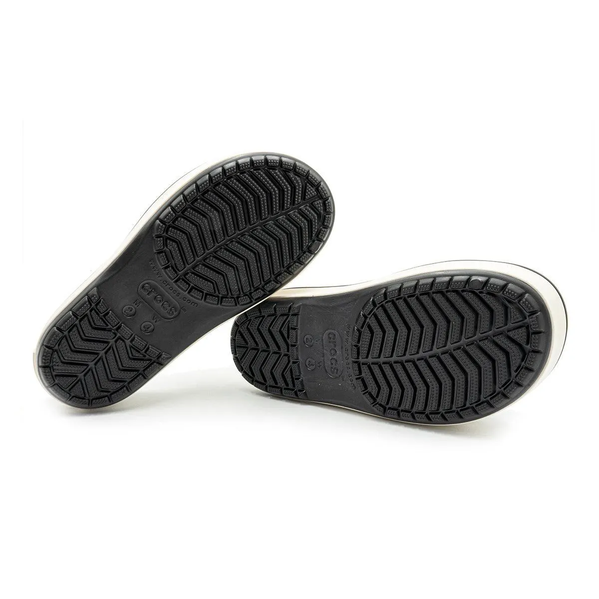 Crocs Platform Flat Sandals Rubber Black Colour For Kids