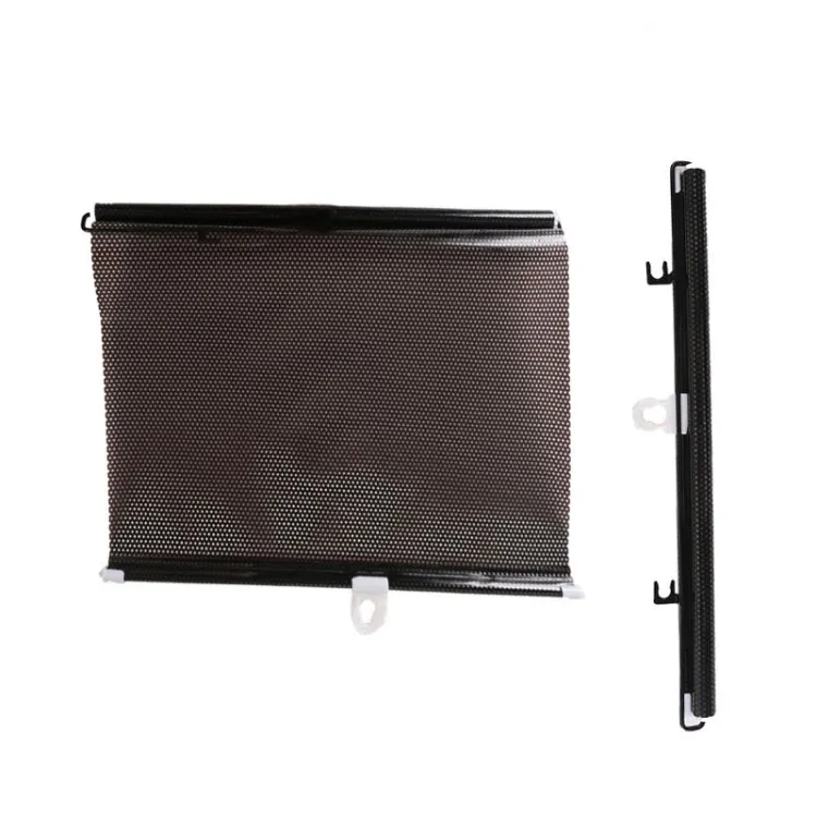 Electric Bike Telescopic Sunshade Rain Shield Motorcycle Rain Cover, Size: 58 x 125cm Black