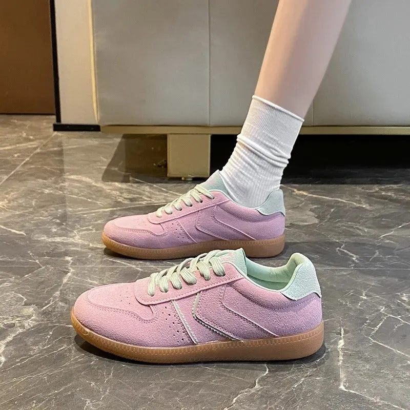 Elowen - Stylish Faux Suede Running Sneakers for Women
