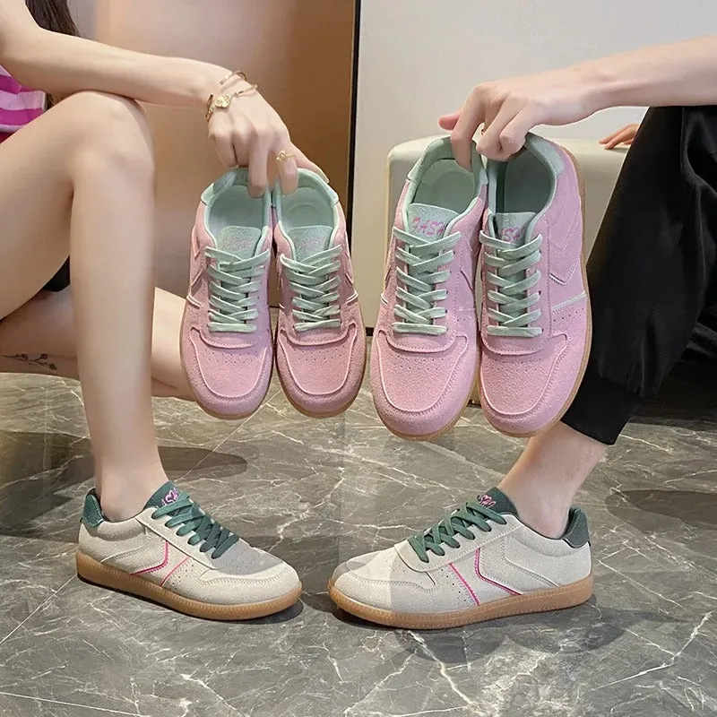 Elowen - Stylish Faux Suede Running Sneakers for Women