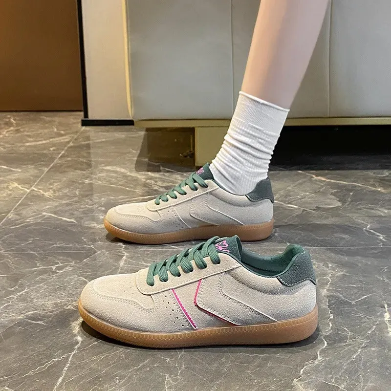 Elowen - Stylish Faux Suede Running Sneakers for Women