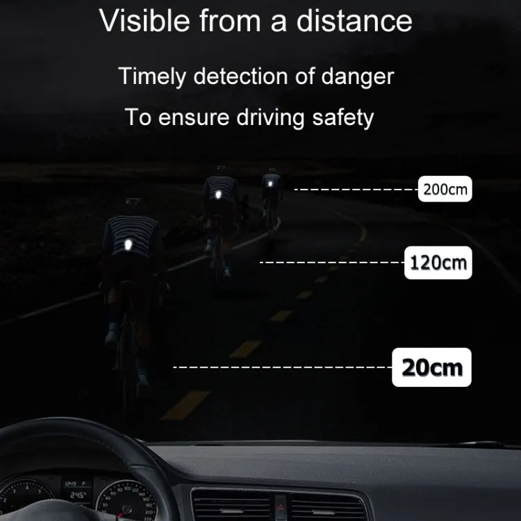 ENLEE EN-7855 Multifunctional Reflective Magnet Clip Outdoor Sports Night Running Safety Warning Stickers, Style: I Model