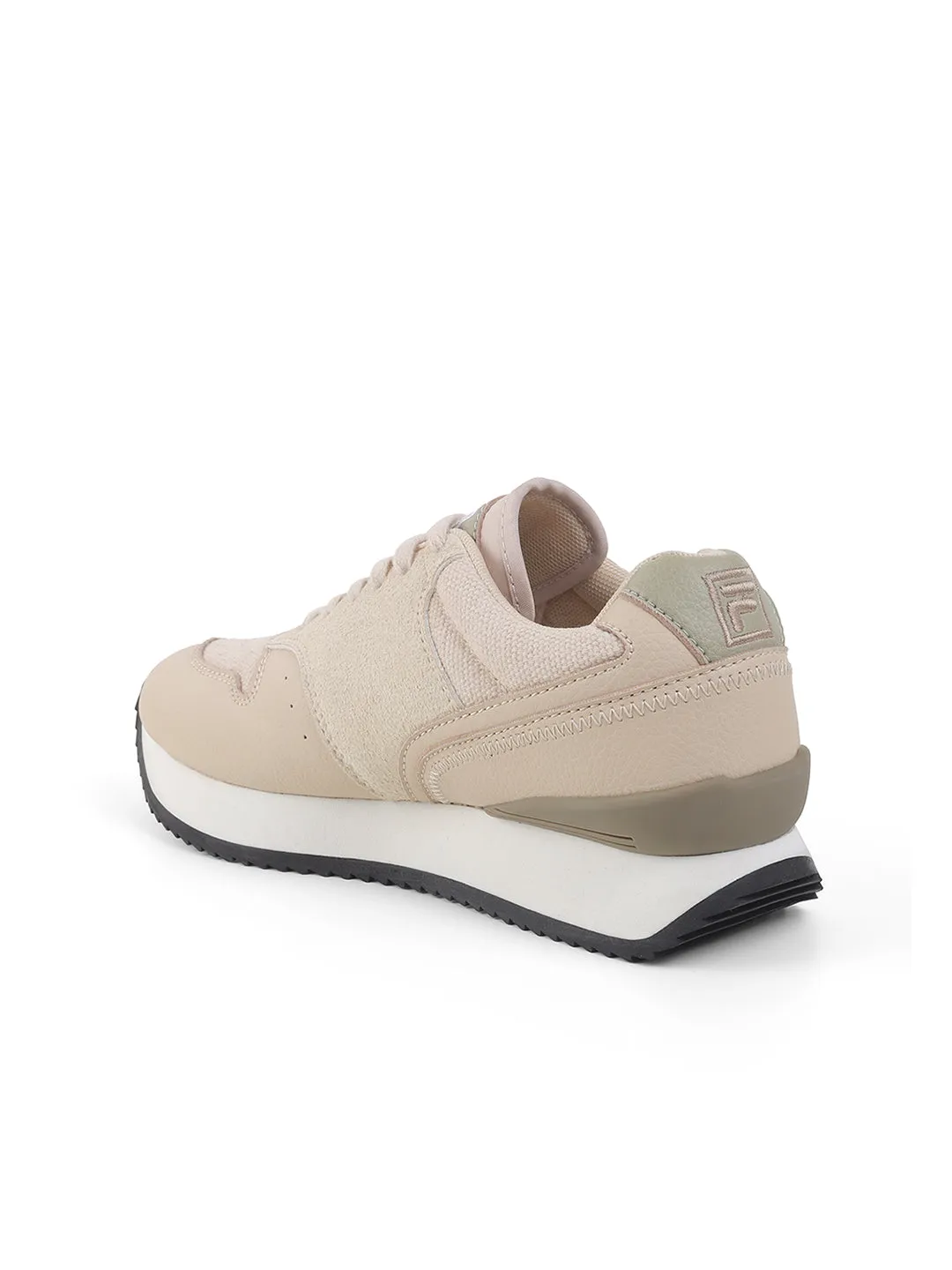 Fila Women Beige Retro-Jo Textile Shoes