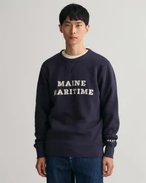 Gant Apparel Mens MARITIME C-NECK 433/EVENING BLUE