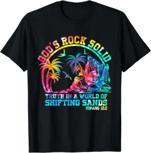 God's Rock Solid Breaker Rock Beach VBS 2024 Christian T-Shirt