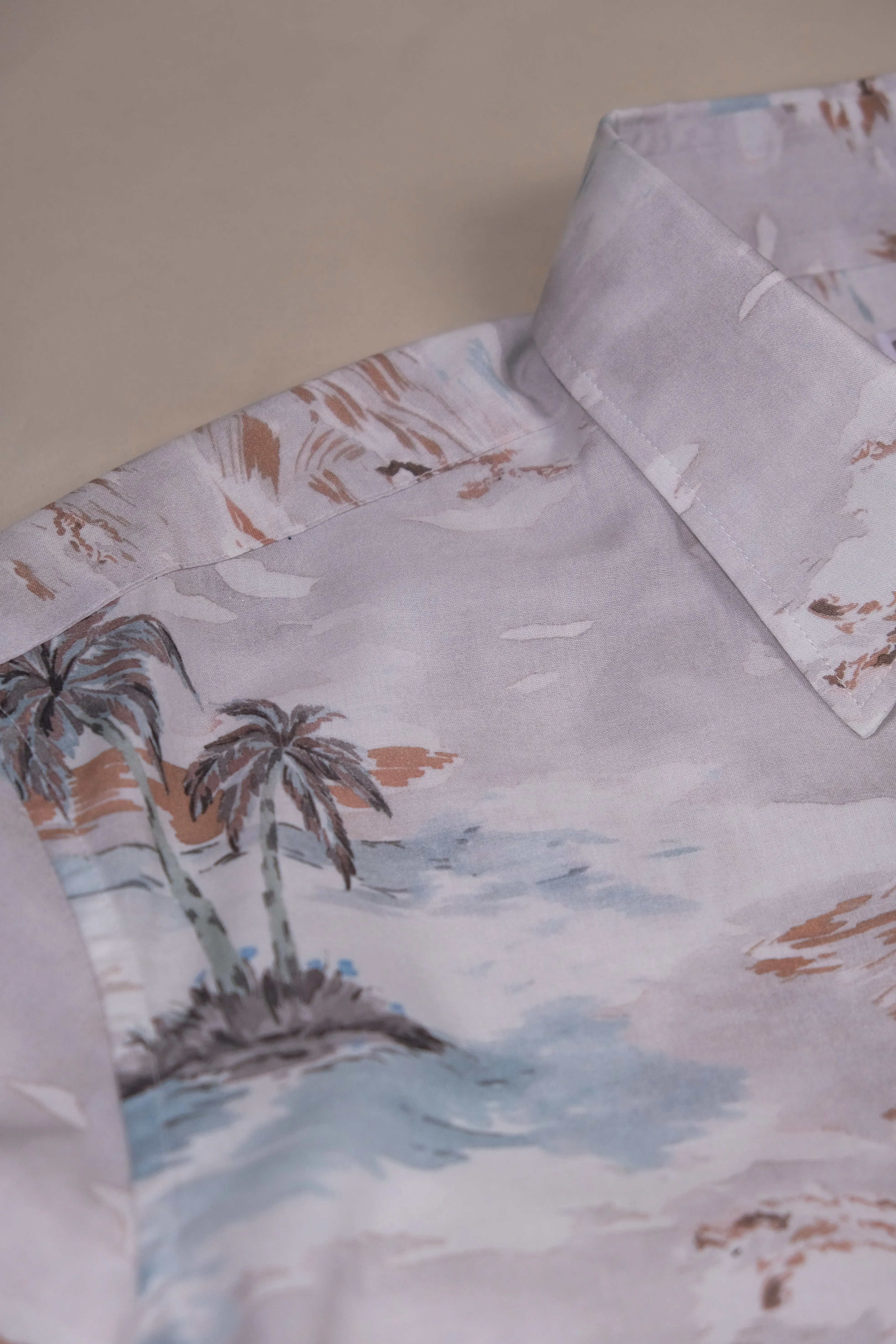 Golden Sands Printed Short Sleeve Shirt