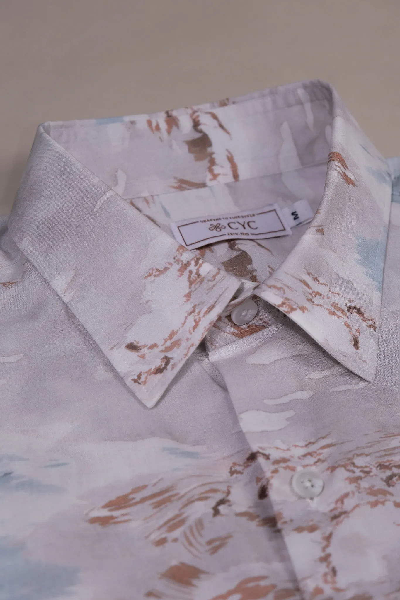 Golden Sands Printed Short Sleeve Shirt