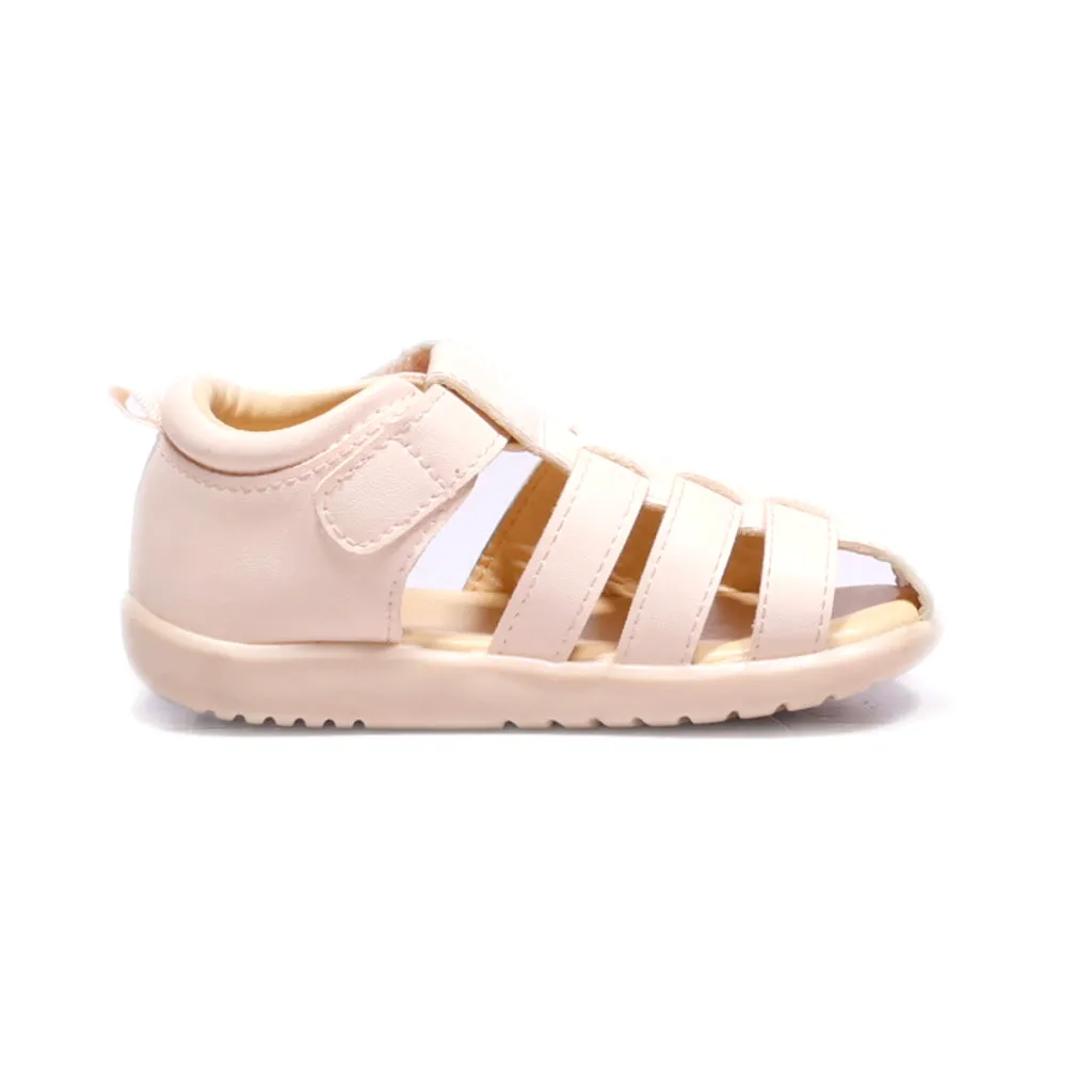H&M Flat Sandals Leather Pink Colour For Kids