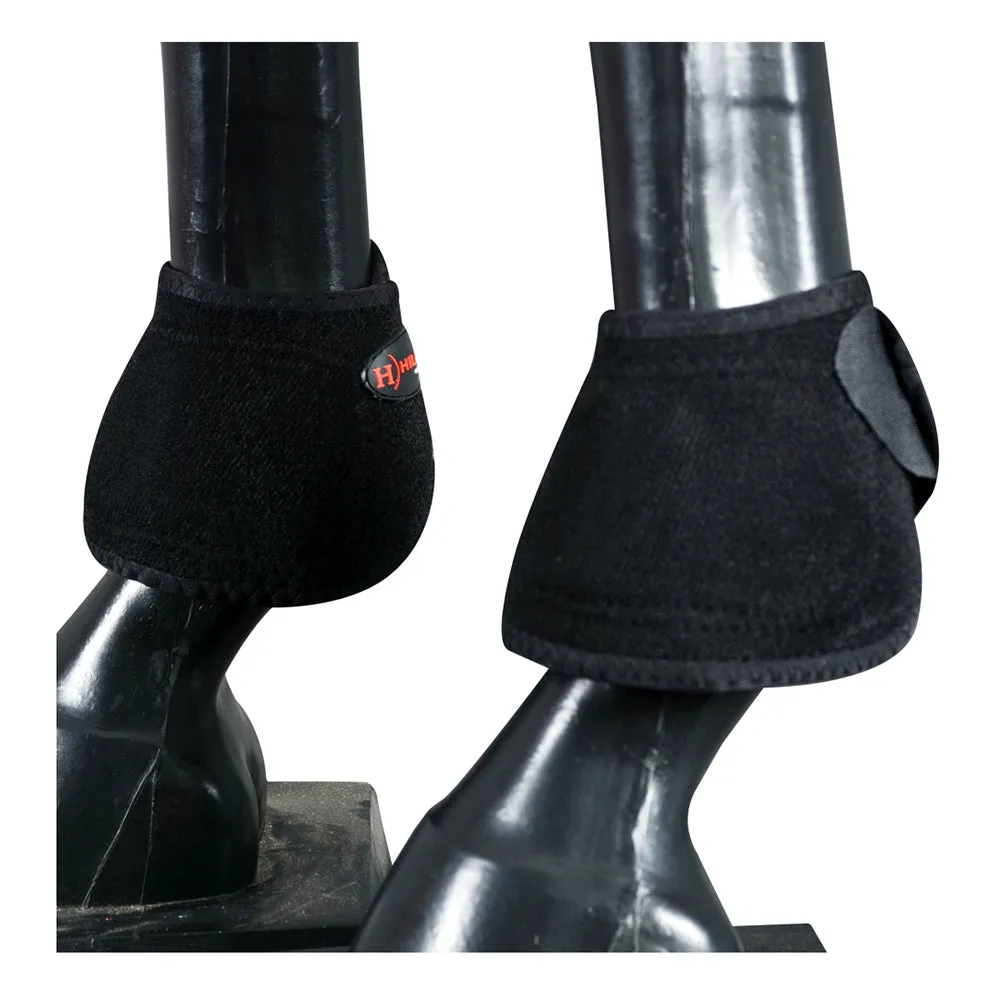 HILASON Western Horse Leg Protection No Turn Bell Boots Pair  L M S