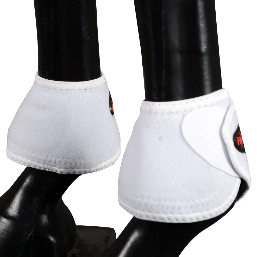 HILASON Western Horse Leg Protection No Turn Bell Boots Pair  L M S