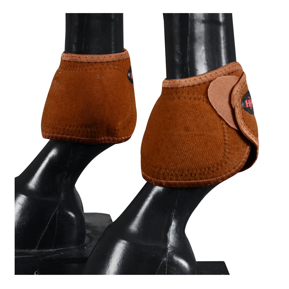 HILASON Western Horse Leg Protection No Turn Bell Boots Pair  L M S