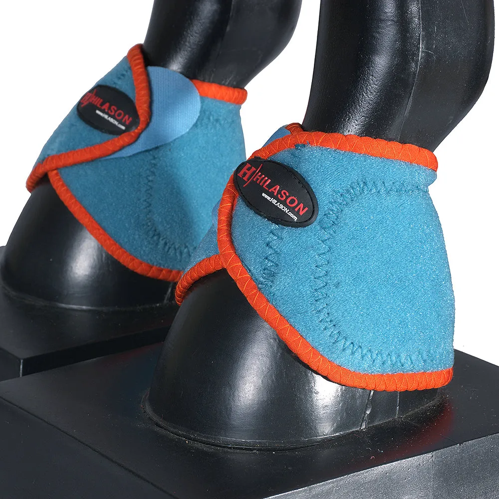 HILASON Western Horse Leg Protection No Turn Bell Boots Pair  L M S