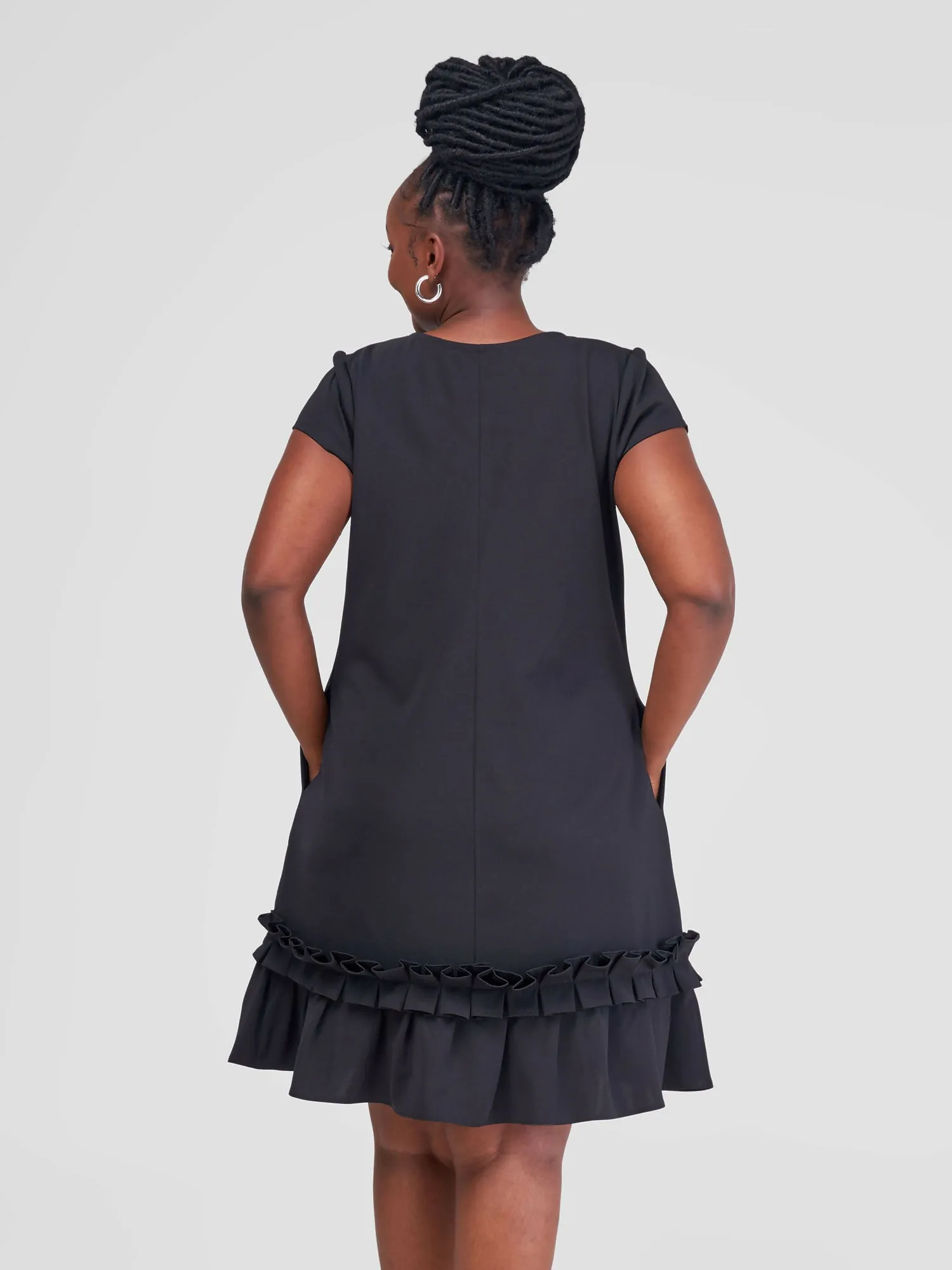 Jolly Fancy Wear Dama Shift Dress - Black