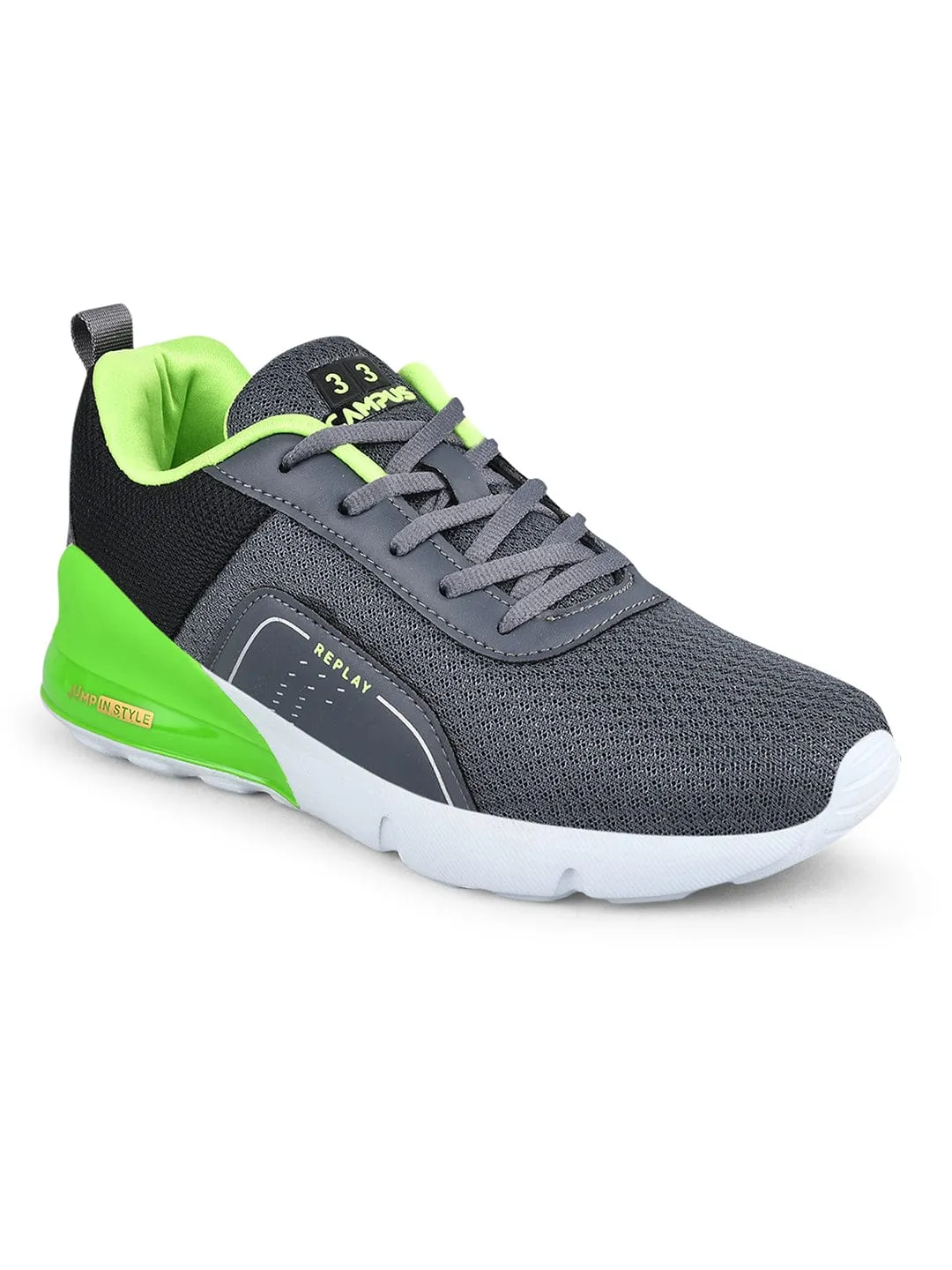 KIDOS-CHILD Grey Child Running Shoes