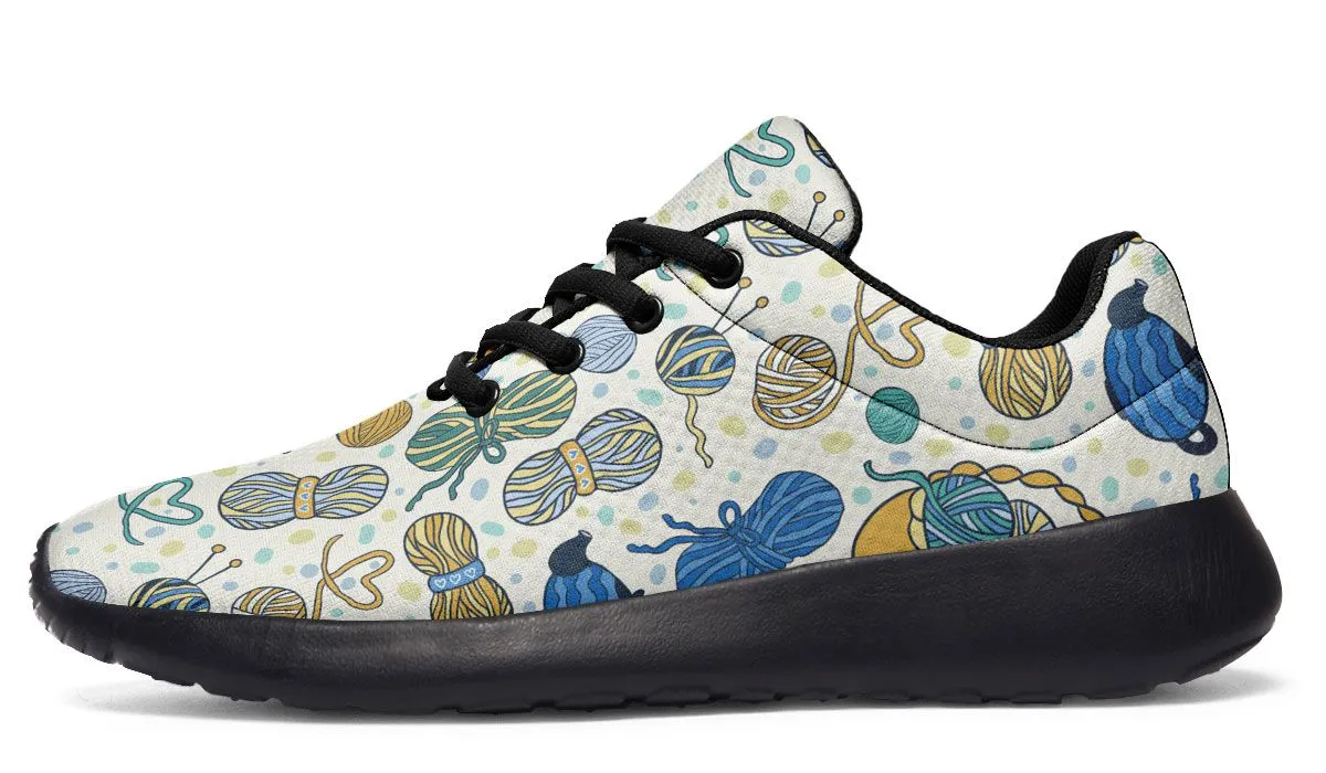Knitting Lover Athletic Sneakers