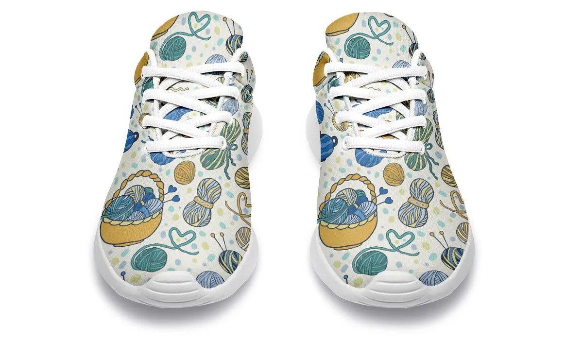 Knitting Lover Athletic Sneakers