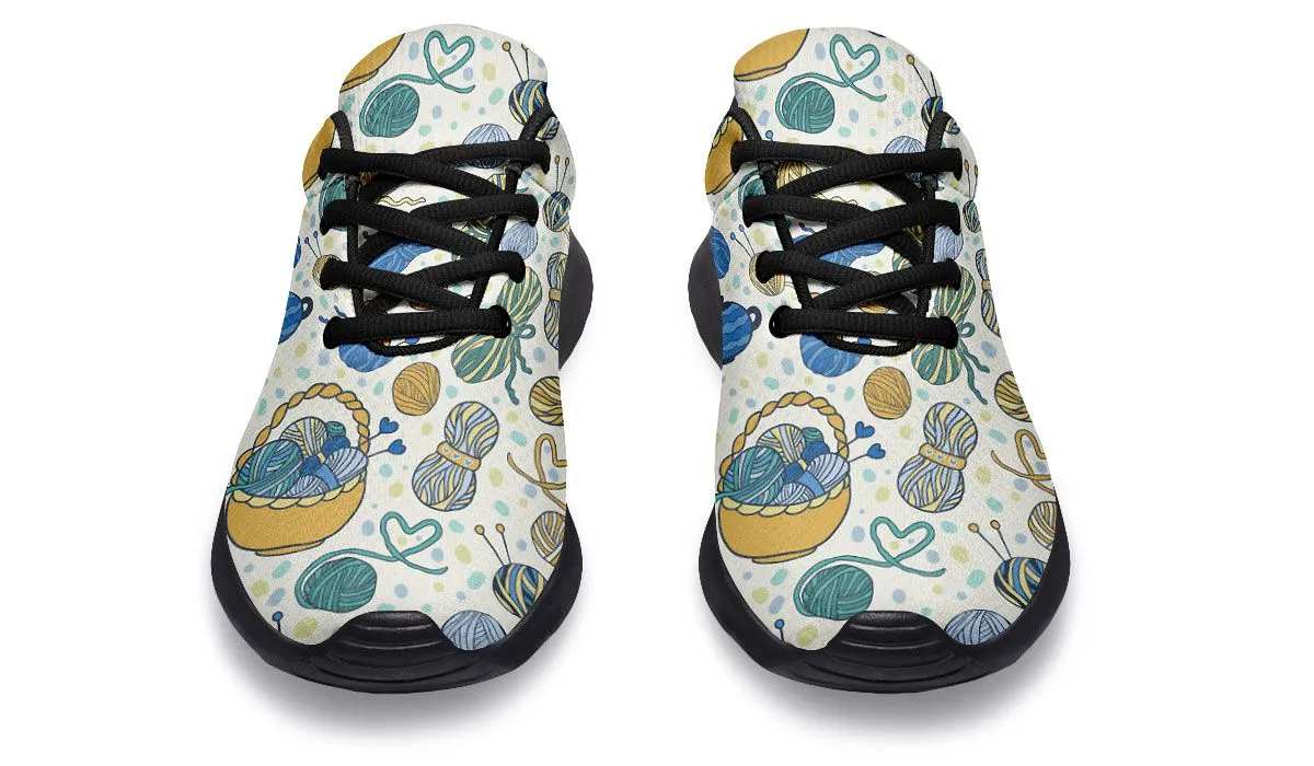 Knitting Lover Athletic Sneakers