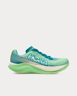 Mach X Ocean Mist / Lime Glow Running Shoes