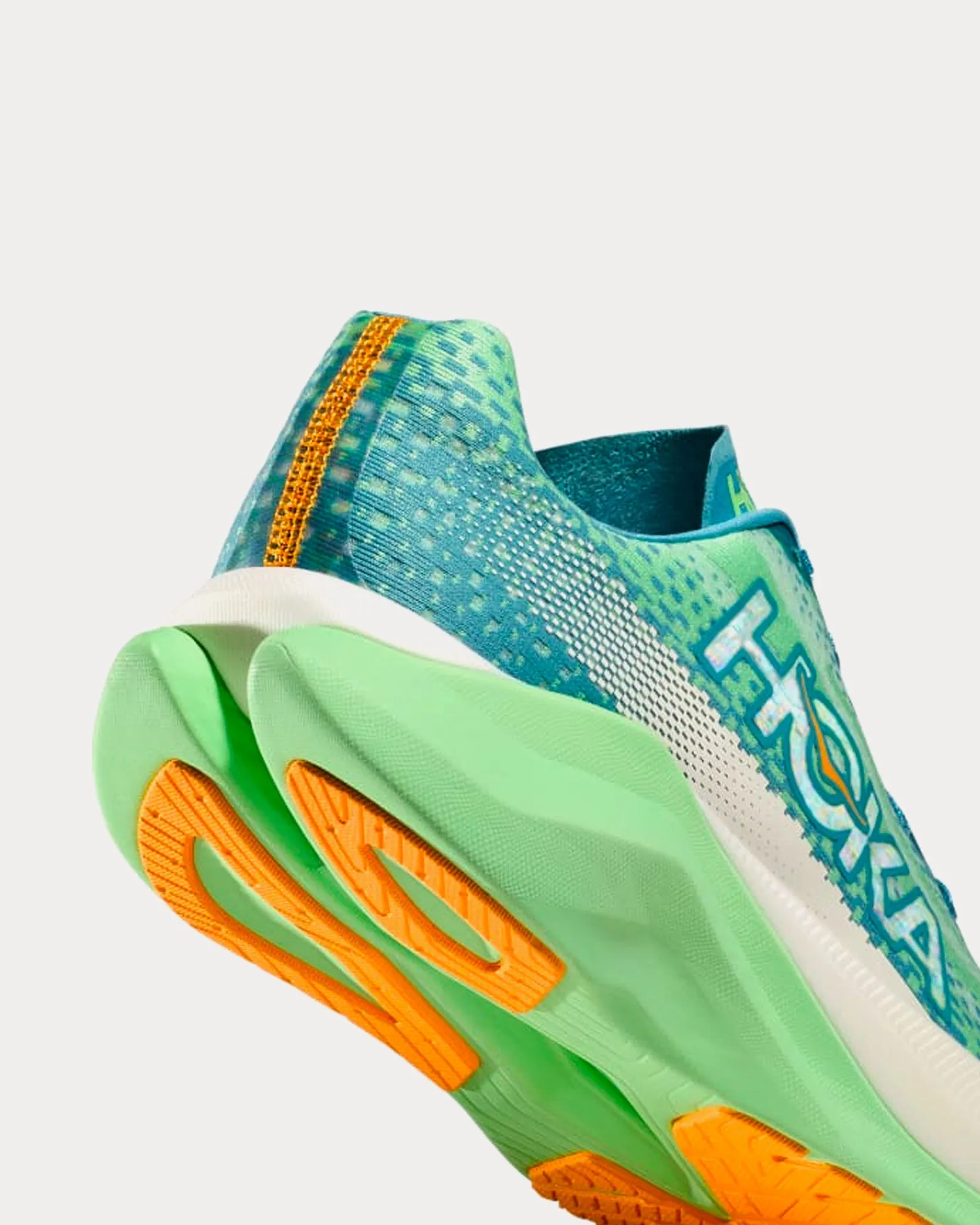 Mach X Ocean Mist / Lime Glow Running Shoes