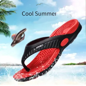Massage Flip-Flops With Sensory Beads Summer Beach Thongs Slides