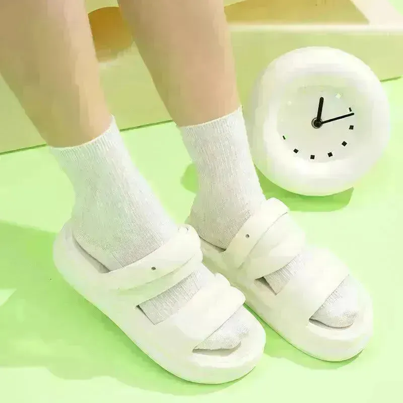 Multi-functional Thick-soled Sandals For Women Summer Outdoor Garden Slippers Beach Shoes
