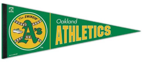 Oakland A's Retro 1970s-Style MLB Cooperstown Collection Premium Felt Pennant - Wincraft Inc.