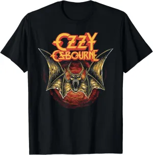 Ozzy Osbourne – Bat Logo Red T-Shirt