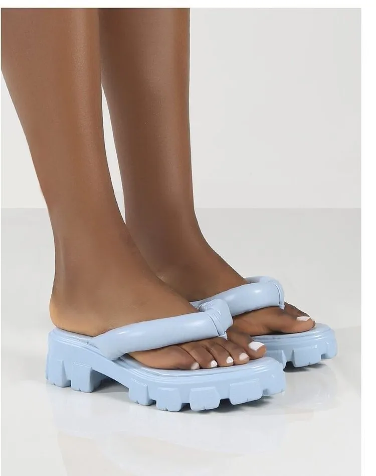 Platform flip-flops INS tide beach shoes（HPSD177）