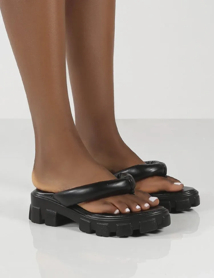 Platform flip-flops INS tide beach shoes（HPSD177）
