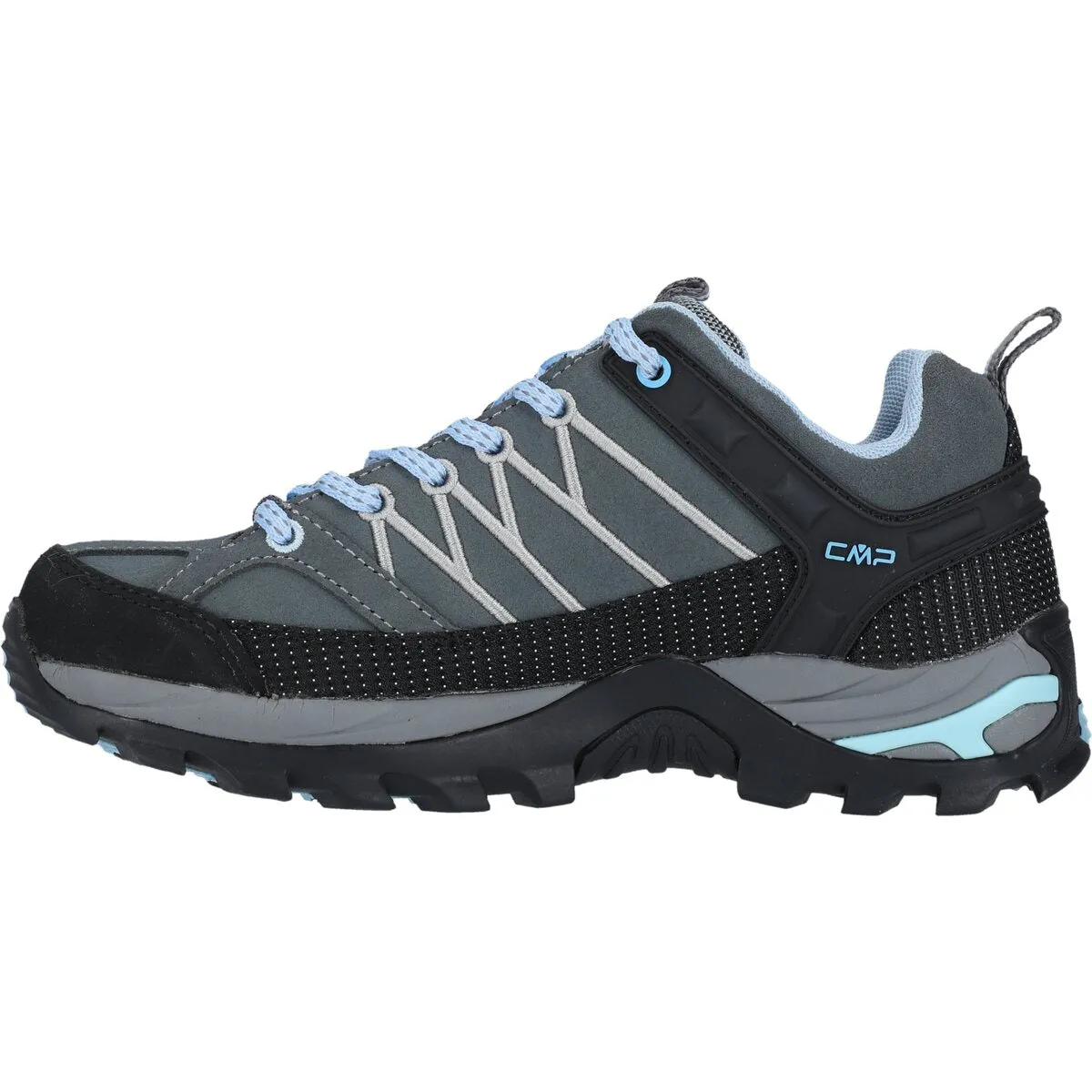Rigel Low Wmn WP Outdoor Shoe - Graffite-Azzurro