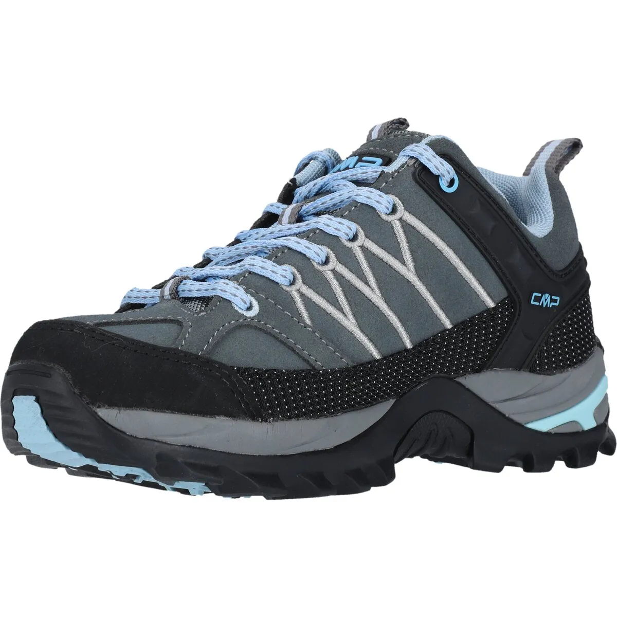 Rigel Low Wmn WP Outdoor Shoe - Graffite-Azzurro