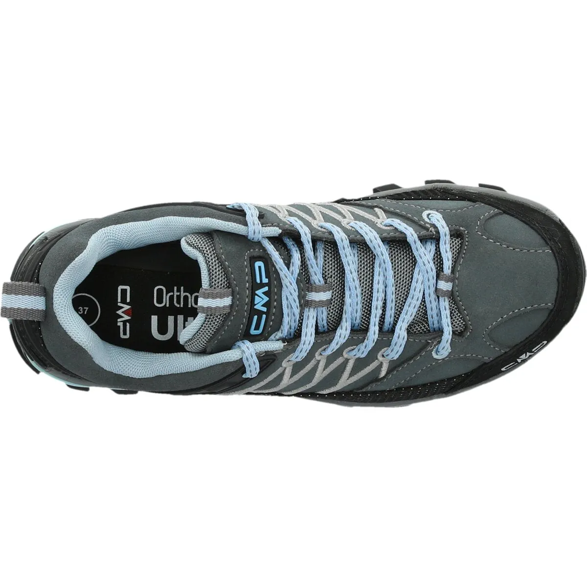 Rigel Low Wmn WP Outdoor Shoe - Graffite-Azzurro