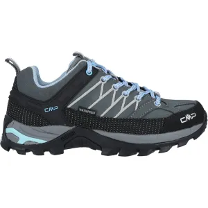Rigel Low Wmn WP Outdoor Shoe - Graffite-Azzurro