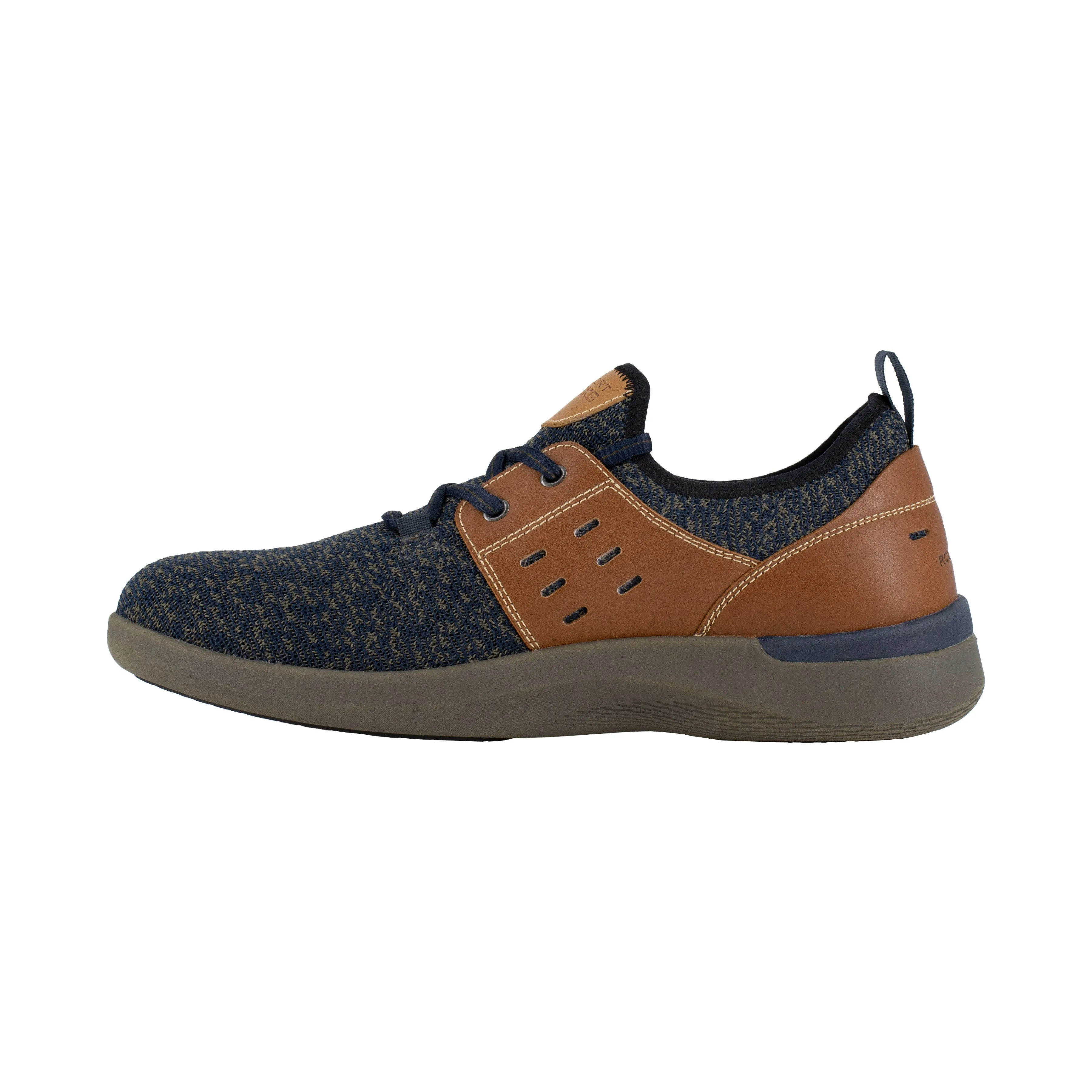 Rockport Men's TruFlex Comp Toe Two Eye Tie Sneaker Work Shoe - Tan - RK4691
