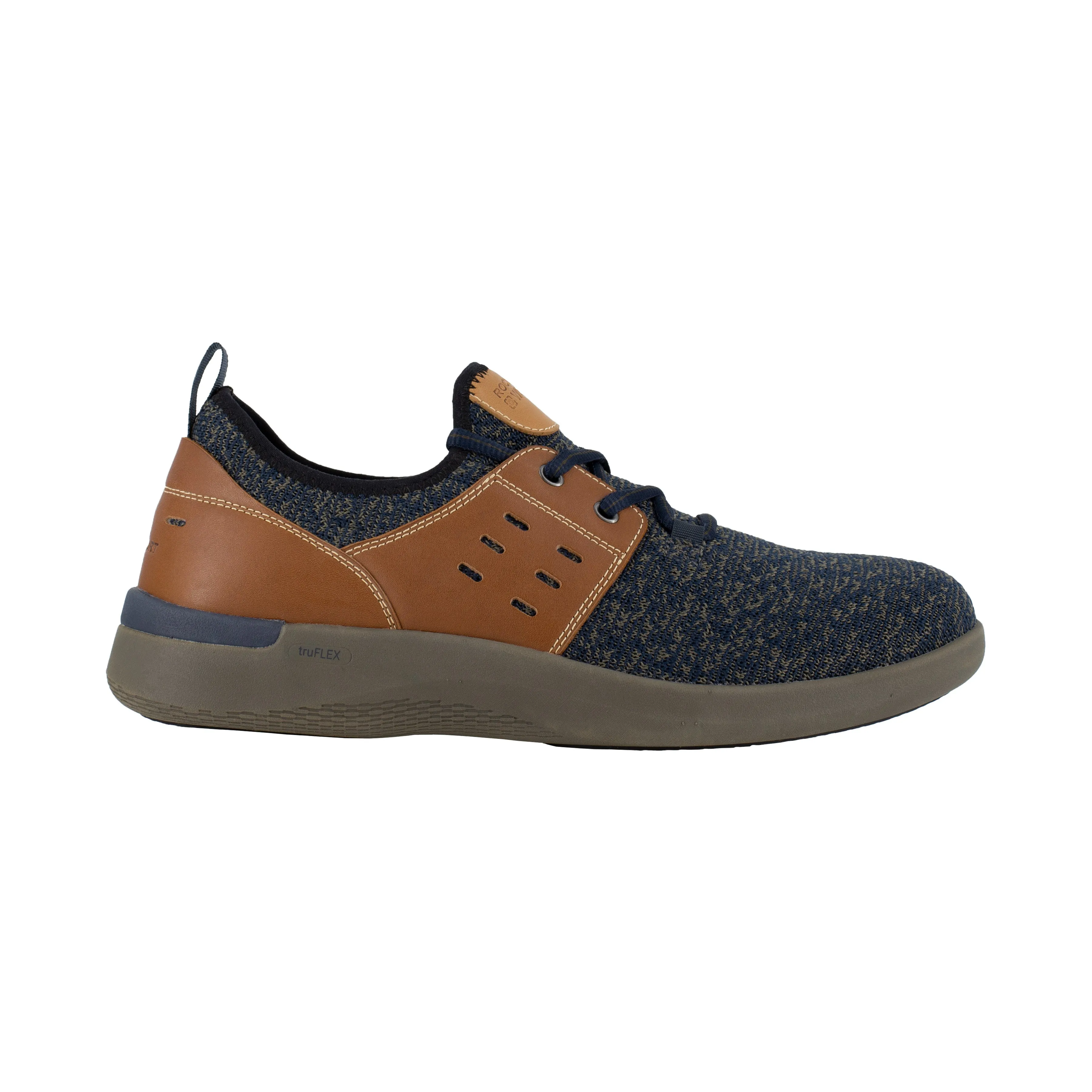 Rockport Men's TruFlex Comp Toe Two Eye Tie Sneaker Work Shoe - Tan - RK4691