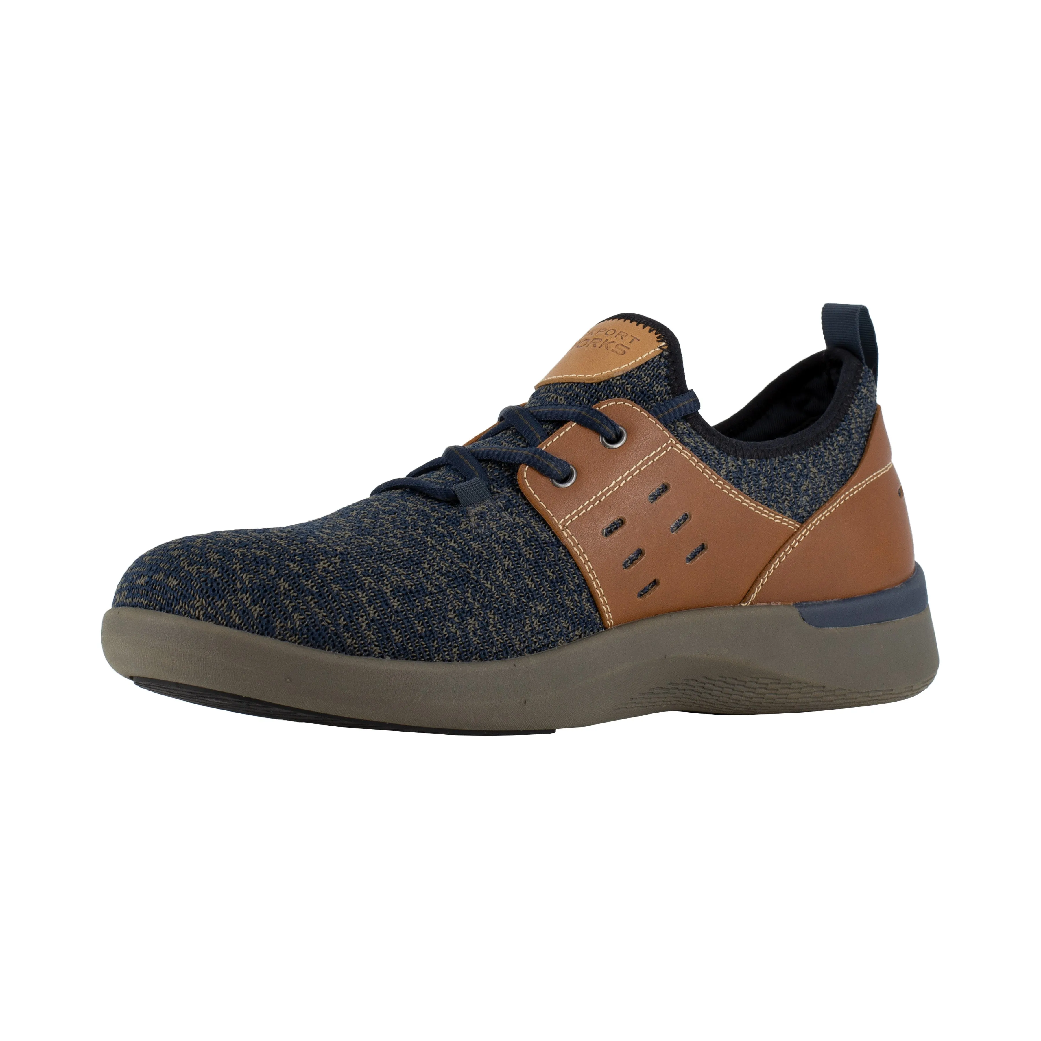 Rockport Men's TruFlex Comp Toe Two Eye Tie Sneaker Work Shoe - Tan - RK4691