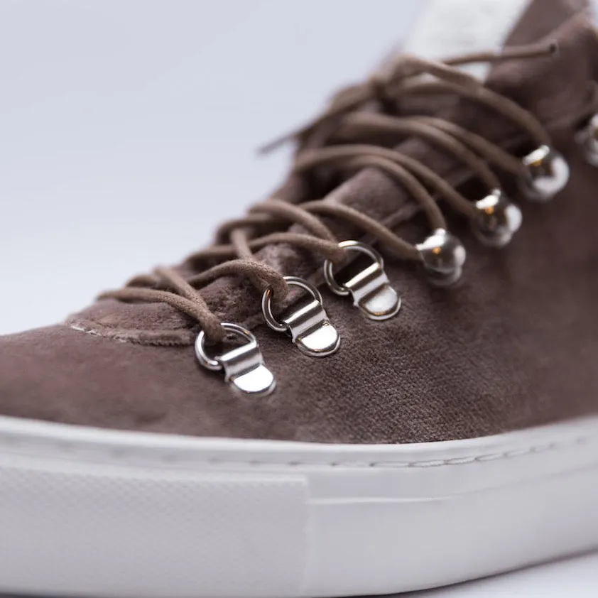 SMILLA VELVET SNEAKER TAUPE