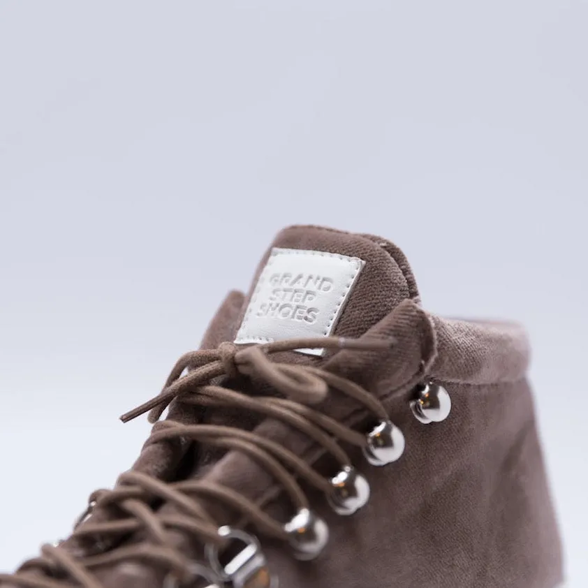 SMILLA VELVET SNEAKER TAUPE
