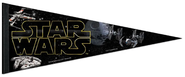 Star Wars Original Trilogy Official Retro Premium Felt Pennant - Wincraft Inc.
