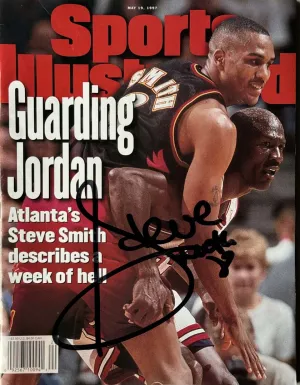 Steve Smith Signed Sports Illustrated 5/19/1997 Issue (JSA)